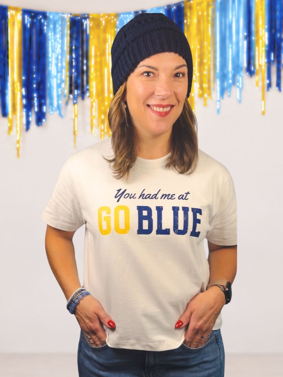 You Had Me at Go Blue Tee
