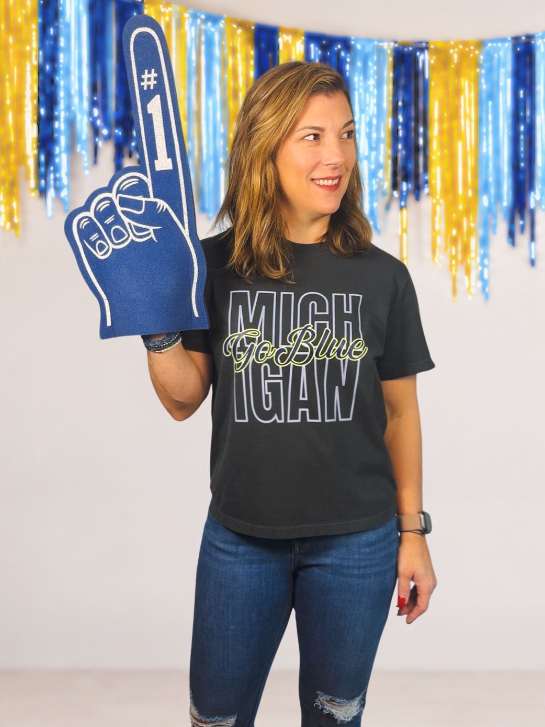 Michigan Go Blue Tee