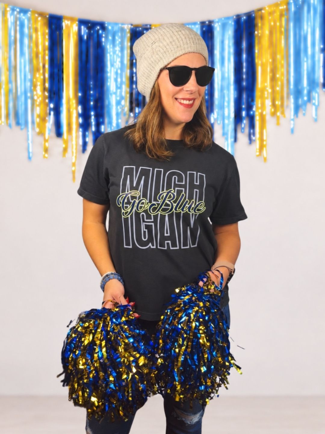 Michigan Go Blue Tee