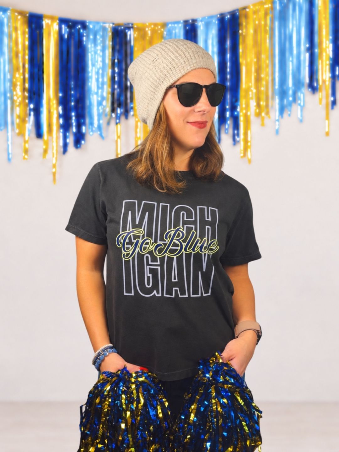 Michigan Go Blue Tee