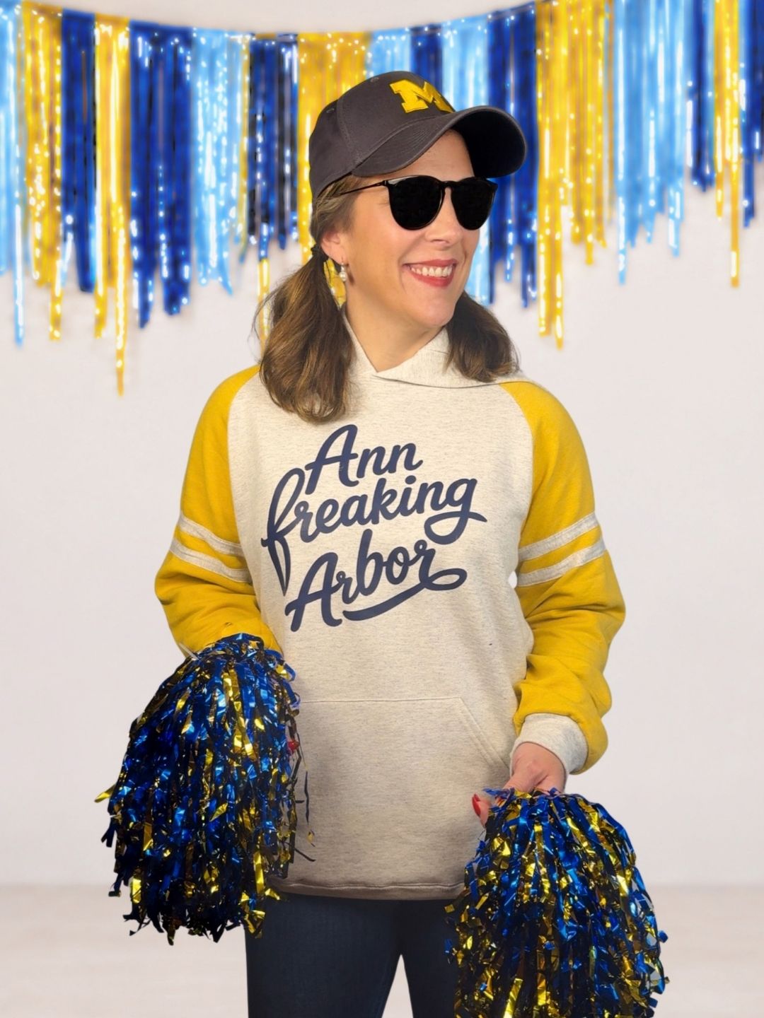 Ann Freaking Arbor Varsity Hoodie