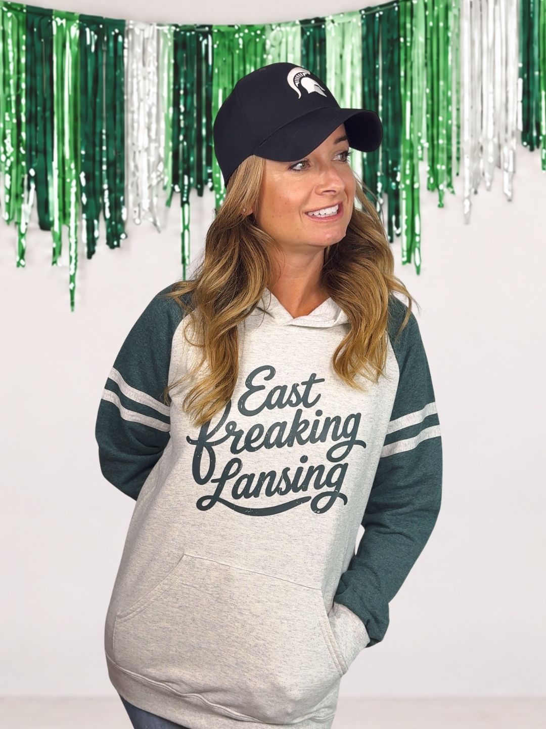 East Freaking Lansing Varsity Hoodie