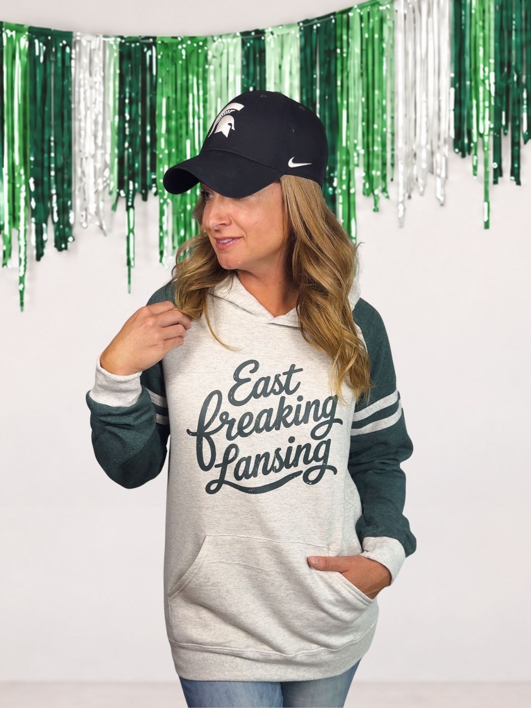 East Freaking Lansing Varsity Hoodie