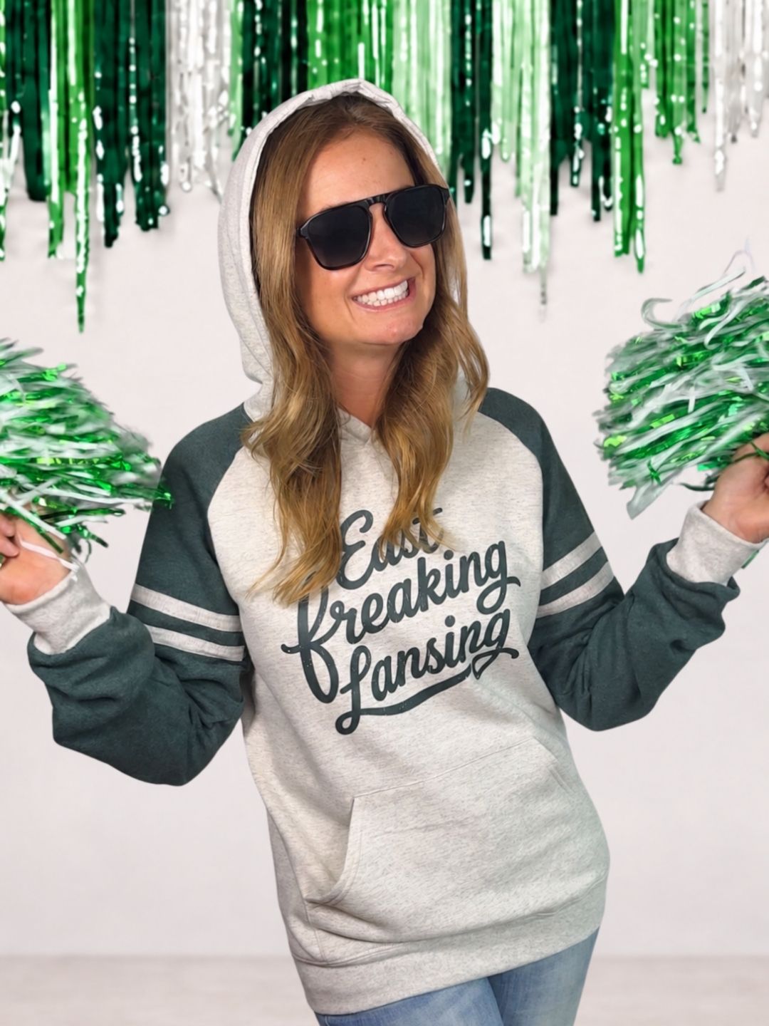East Freaking Lansing Varsity Hoodie