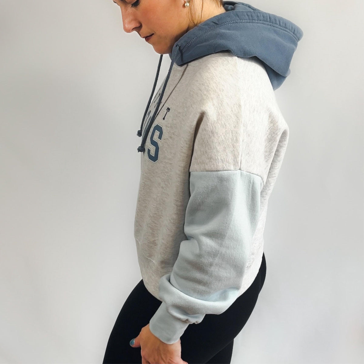 Women's Detroit Lions Fleece Crop Hoodie