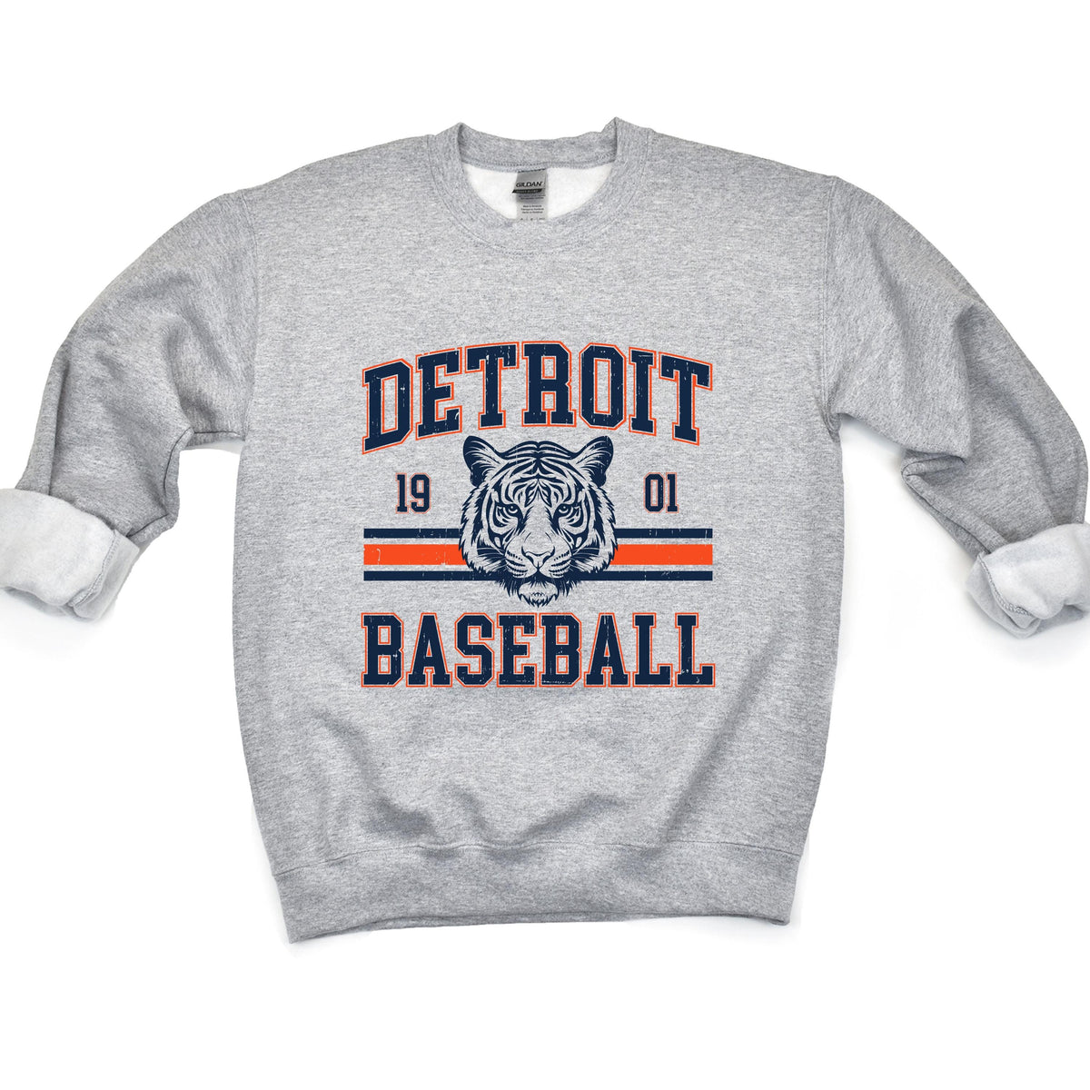 Detroit Vintage Baseball Sweatshirt