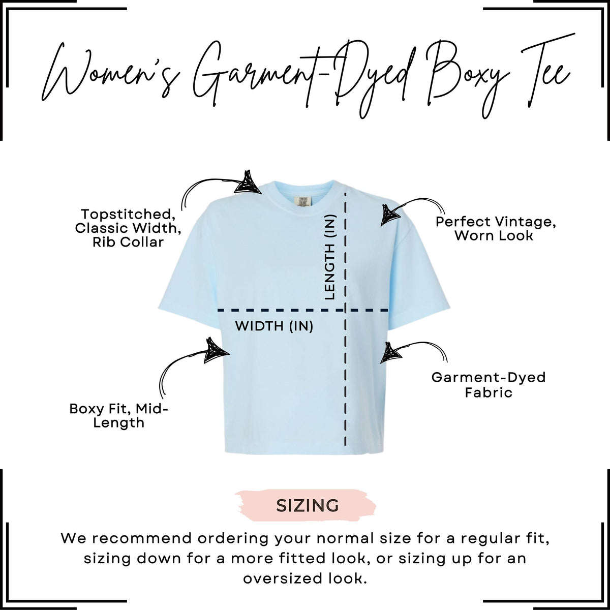 Detroit Football Vintage Tee | Women’s Boxy Comfort Colors Shirt