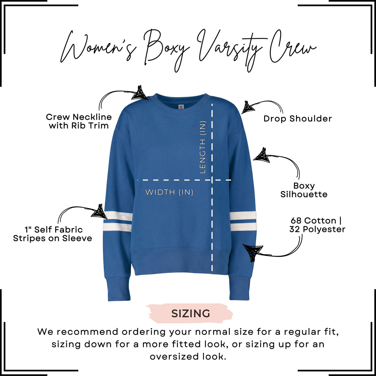 De Freaking Troit Varsity Crewneck | Women’s Detroit Sweatshirt
