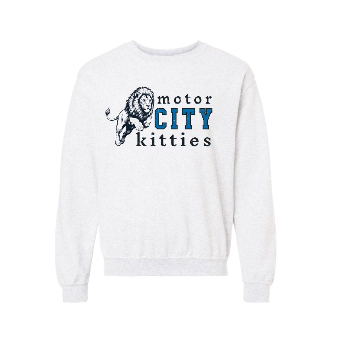 Motor City Kitties Crewneck | Detroit Football Sweatshirt